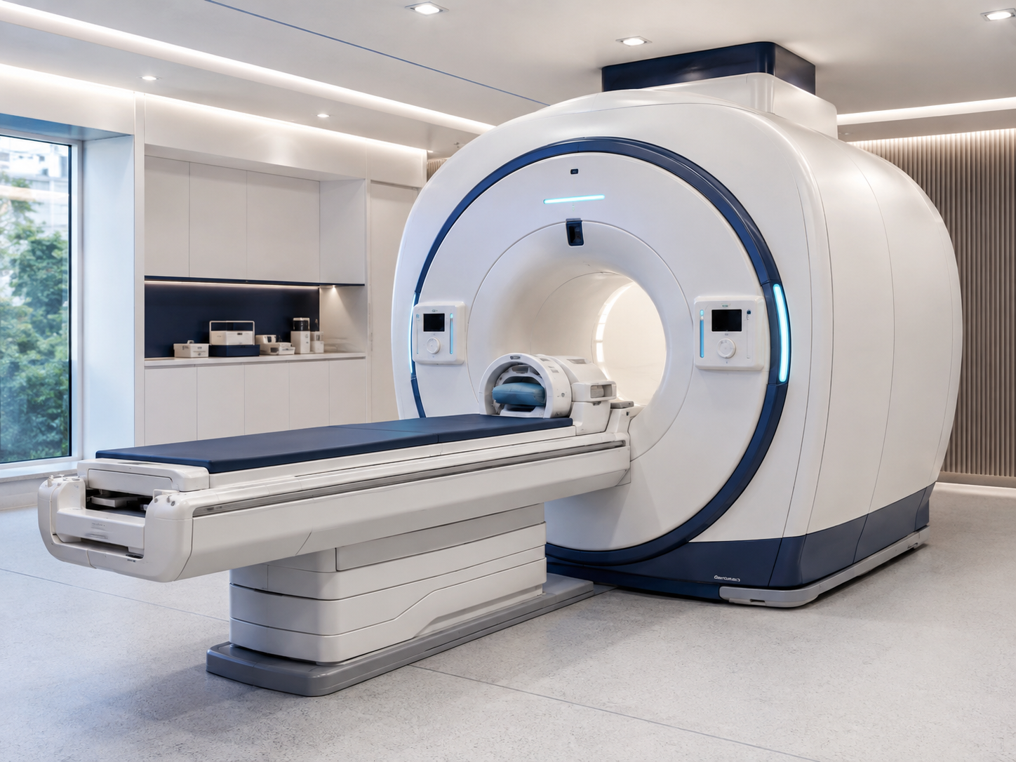 AI-Enhanced MRI equipment